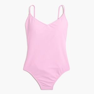 NWT J. Crew ballet tank one-piece swimsuit in pink